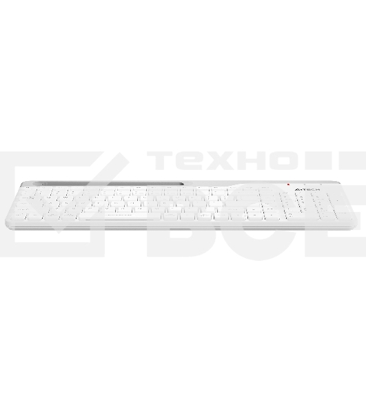 Клавиатура A4Tech Fstyler FBK25 беспроводная, USB, Bluetooth/Радиоканал, белый/серый