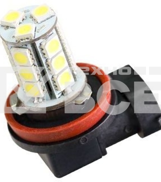 Лампа автомобильная светодиодная Sho-Me H11-18SMD H11 12В (упак.:2шт)