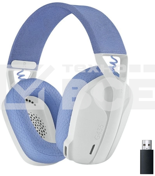 Гарнитура Logitech Headset G435 LIGHTSPEED Wireless Gaming WHITE - Retail
