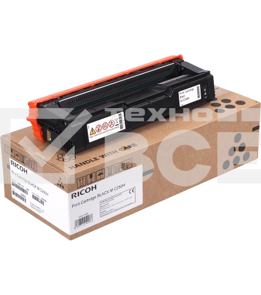 Картридж лазерный тип M C250H черный для Ricoh P C301W/M C250FW