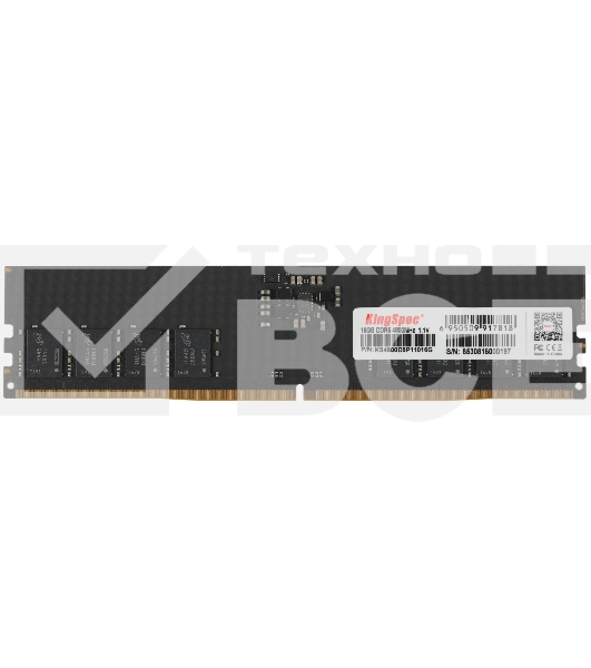 Оперативная память KingSpec, DDR5, 16GB (1x16GB), 4800MHz, CL40