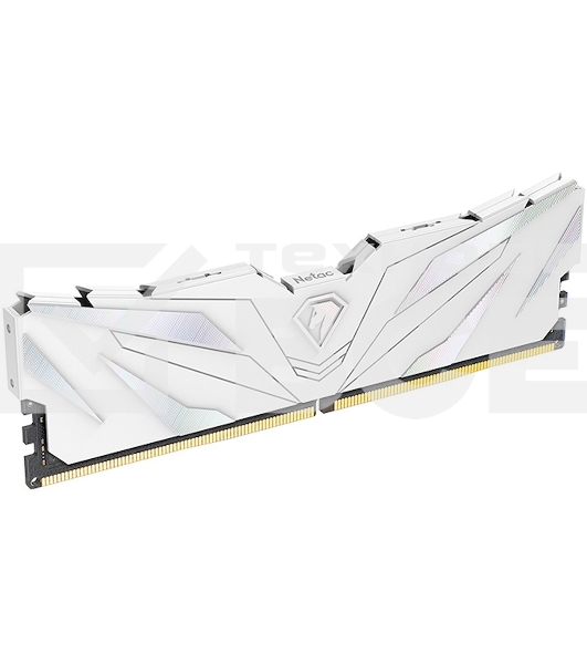 Оперативная память NETAC, DDR4, 16GB (1x16GB), 3200MHz, CL16, с радиатором, белый