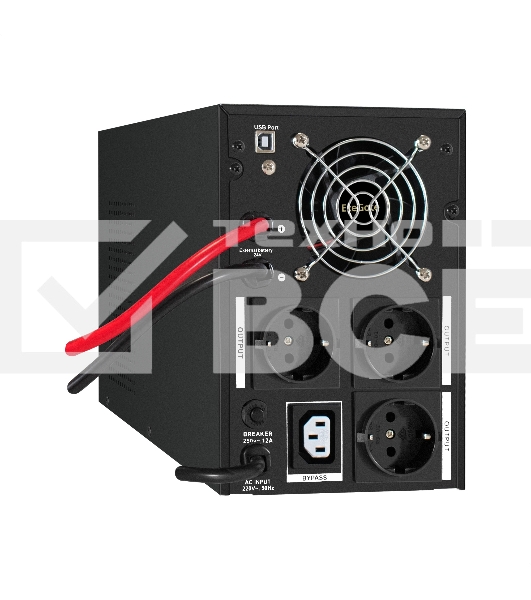 Комплект Источник бесперебойного питания EX295989RUS + батарея 75Aч EX282983RUS 2шт (инвертор, синус, для котла) ExeGate SineTower SZ-2000.LCD.AVR.3SH.1C13.USB <2000VA/1600W, чистый синусоида, LCD дисплей, AVR, 3*Schuko+1*C13, USB, линейно-интерактивный, 