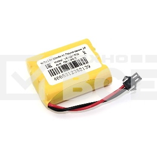 Аккумулятор Ni-Cd 3.6V 400mAh AA Flatpack разъем SM