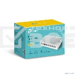 Коммутатор TP-Link SOHO TL-SF1008D Коммутатор 8-port 10/100M mini Desktop Switch, 8 10/100M RJ45 ports, Plastic case, фото33