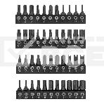 Набор инструментов Denzel 1/2', 1/4', CrV, S2, пластиковый кейс, 194 предмета, фото63