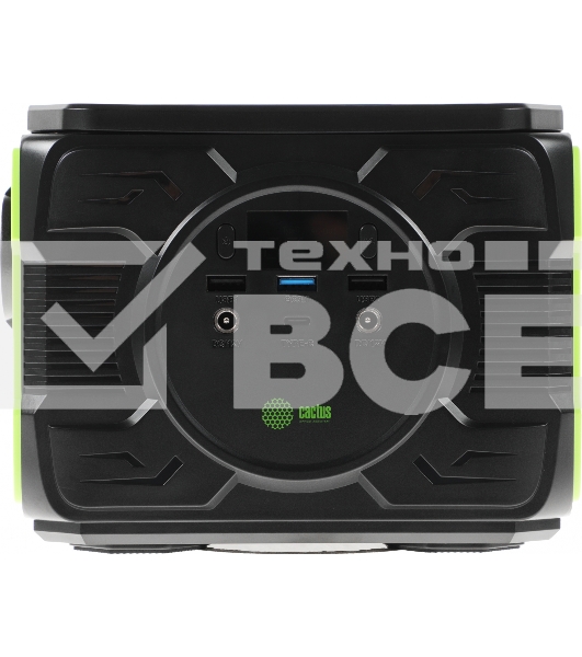 Мобильный аккумулятор Cactus CS-PCS144-EC5 40000mAh 2.1A 2xUSB черный/зеленый