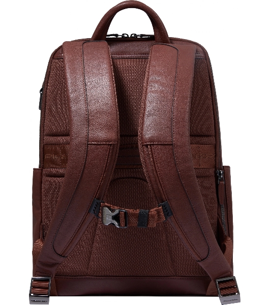 Рюкзак мужской Piquadro Black Square CA6501B3/CU, кожа, табачный