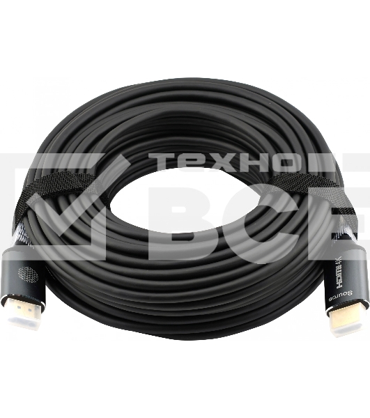 Кабель аудио-видео Cactus CS-HDMI-AOC-2-20 HDMI (m)/HDMI (m) 20м. позолоч.конт. черный