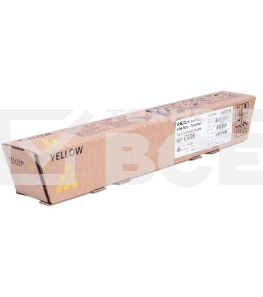Картридж лазерный тип MPC406 желтый для Ricoh MPC306/406/307 (6000стр)