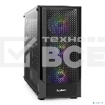 Корпус Miditower ExeGate EVO-8227 (ATX, без БП, 2*USB+1*USB3.0+HD Audio, черный, 3 вент. с RGB подсветкой, боковая панель - закаленное стекло), фото7