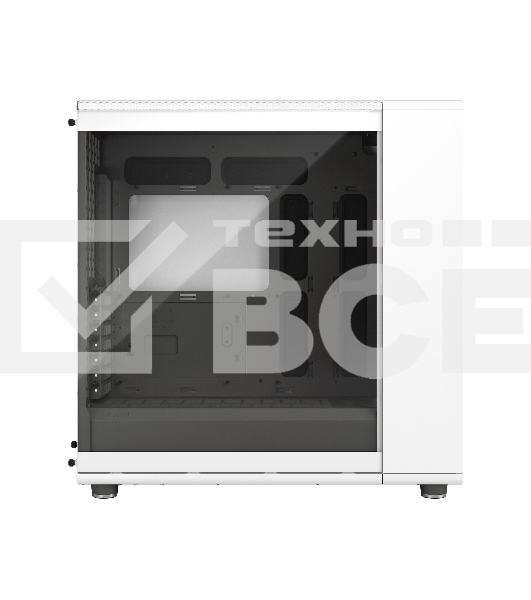 Компьютерный корпус без блока питания Fractal Design North XL TG Dark Tint, Full-Tower, 3x140мм, 2xUSB-A 3.2 + 1xUSB 3.2 Type-C E-ATX, ATX, mATX, mITX Wood panel, Chalk белый