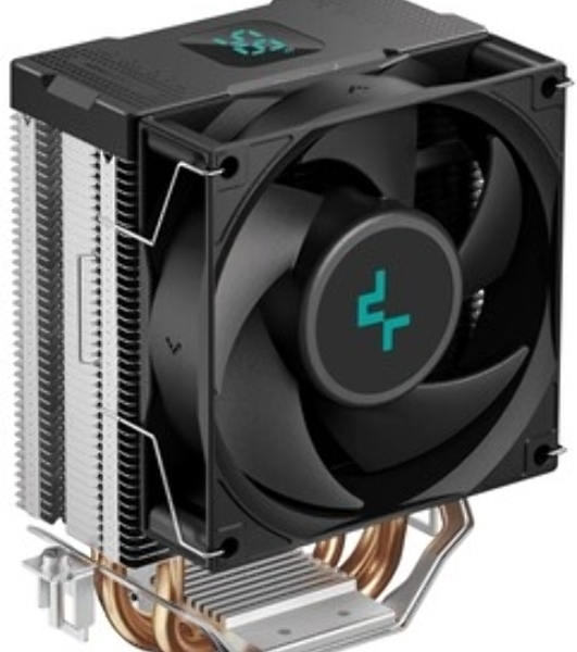 Кулер для процессора Deepcool AG300 G2 Soc-AM5/AM4/1200/1700/1851 серебристый/черный 4-pin 18-31dB Al+Cu 150W 350gr Ret (R-AG300-BKAMMG2)