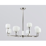 Люстра Ambrella light LH53003/8 SN/FR сатин никель/белый матовый G9*8 max 40W D830*680, фото6