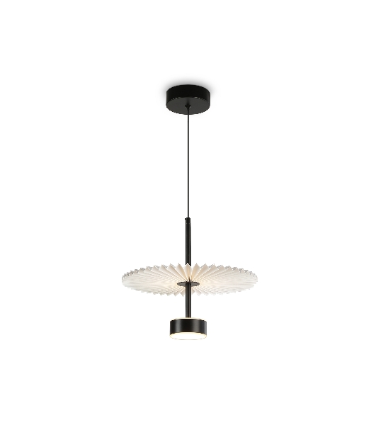 Светильник Ambrella light LH72601 BK/WH черный/белый 6W 3000K D300*260-1770