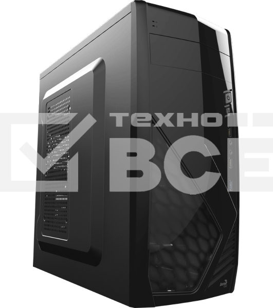 Компьютерный корпус Miditower Aerocool/Formula Cs-1102 черный ATX/micro ATX / mini ITX, USB 3.0 (без БП) 58133