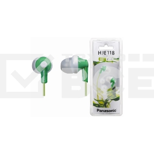 Наушники Panasonic RP-HJE118GUG зеленый 1.1м
