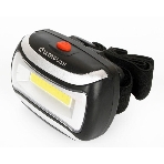 Фонарь налобный LED 5380 (3Вт COB LED 3 режима черн. пласт. пакет) Ultraflash 12870, фото 1