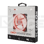 Вентилятор для корпуса Crown CMCF-12025S-1230 черный/красный, 120 мм, 1650 об/мин, 23 дБ, 3 pin, фото14