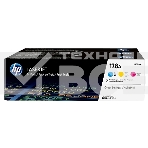 Картридж лазерный комплект HP CF371AM голубой/пурпурный/желтый для LaserJet PRO CP1525N/CP1525NW (3 х 1300), фото6