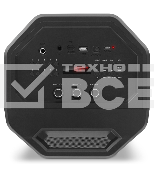 Колонка портативная Sven АС PS-680 черный 65W 1.0 BT