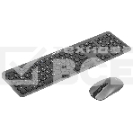 Клавиатура + мышь Оклик 300M клав:серый мышь:серый/черный USB беспроводная slim, фото18