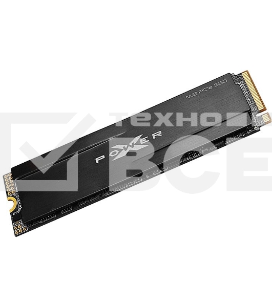 Накопитель SSD 2TB Silicon Power XD80, M.2 2280, PCI-E 3x4, [R/W - 3400/3000 MB/s]