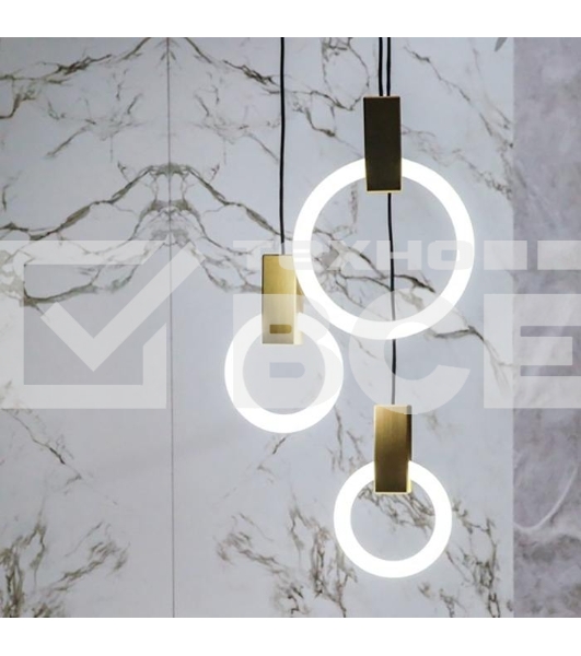 Светильник подвесной Halo Gold, 20 см