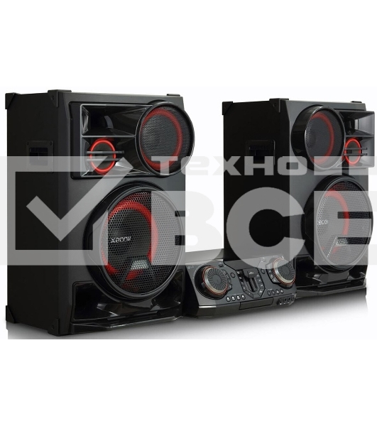 Минисистема LG CL-98+NL-98 X-BOOM 3500Вт/Разноная подсветка/Функция караоке/Вокальные эффекты/Multi Bluetooth/Беспроводное объединение устройств Party Link/состоит из 2 коробок
