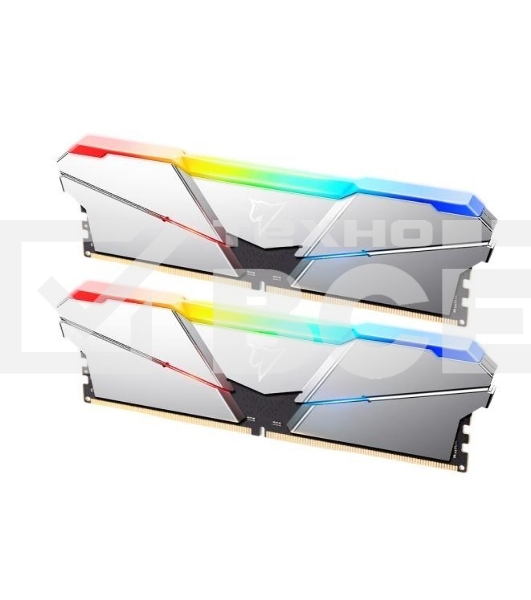 Оперативная память NETAC Shadow, DDR5, 16GB (2x8GB), 4800MHz, CL40, с радиаторами, RGB, серебристый