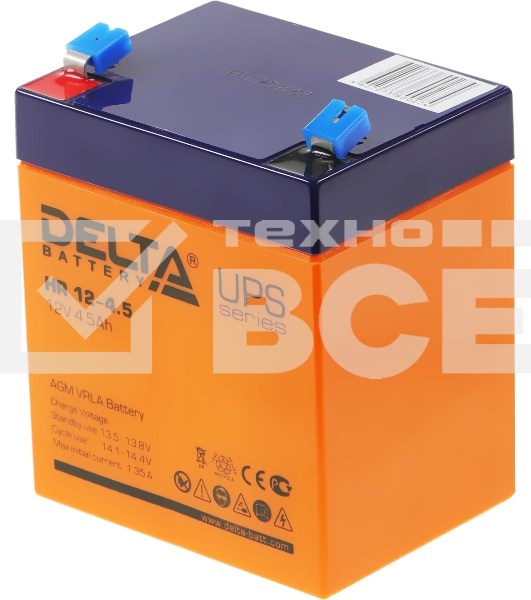 Батарея Delta HR 12-4.5 (12V, 4.5Ah)