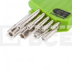 Набор ключей имбусовых Сибртех Tamper-Torx, 9 шт., TT10-TТ50, 45x, закаленные, короткие, никель, фото2