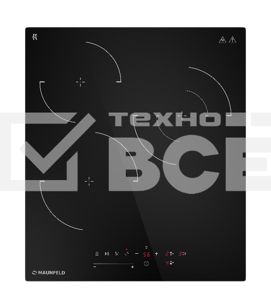 Электрическая варочная панель Maunfeld CVCE453SDBK