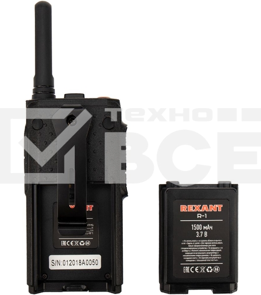 Портативная профессиональная радиостанция Rexant R-1