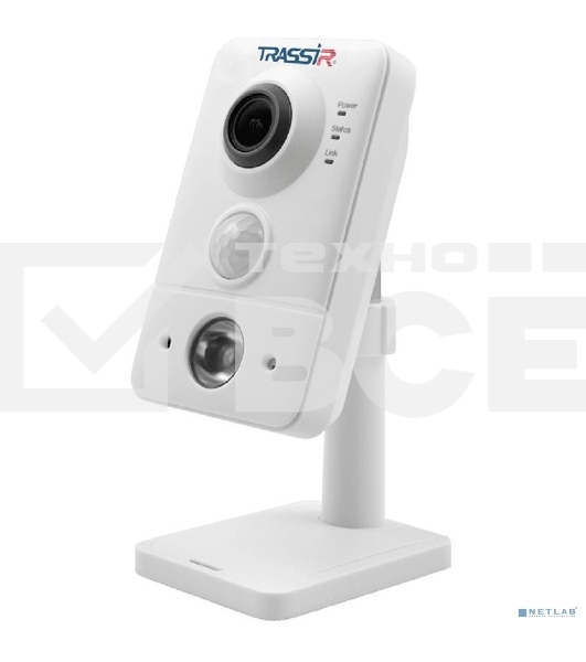 Камера видеонаблюдения IP Trassir TR-D7121IR1 v6 2.8-2.8мм цв. корп.:белый