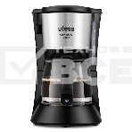 Кофеварка капельная Ufesa CG7125 Capriccio 12 DelUX черный/серебристый, исп. кофе - молотый, 1.2 л, 680 Вт., фото 1