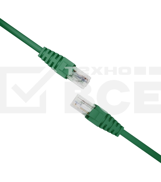 Патч-корд NTSS NTSS-PC-UTP-RJ45-5e-0.3-LSZH-GN NTSS-PC-UTP-RJ45-5E-0.3-LSZH UTP RJ-45 вил.-вилка RJ-45 кат.5E 0.3м зеленый LSZH (уп.:1шт)