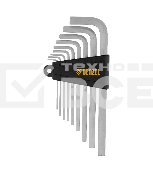 Набор инструментов Denzel 1/2', 1/4', CrV, S2, пластиковый кейс, 194 предмета