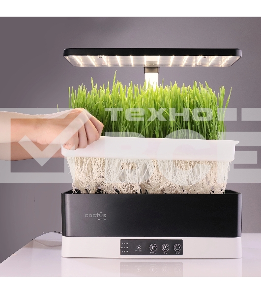 Гидропонная установка Cactus Garden 3.0л 24Вт черный (CS-LEDPOT-11)