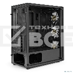 Корпус Miditower ExeGate EVO-8227 (ATX, без БП, 2*USB+1*USB3.0+HD Audio, черный, 3 вент. с RGB подсветкой, боковая панель - закаленное стекло), фото8