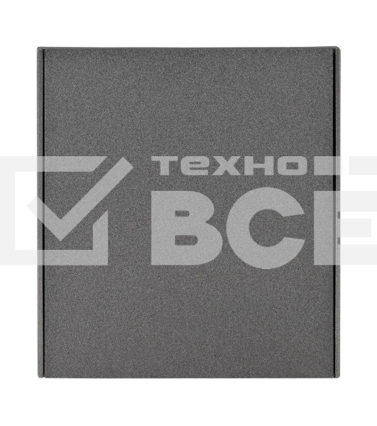 Заглушка Kranz STRONG декоративная с суппортом графит