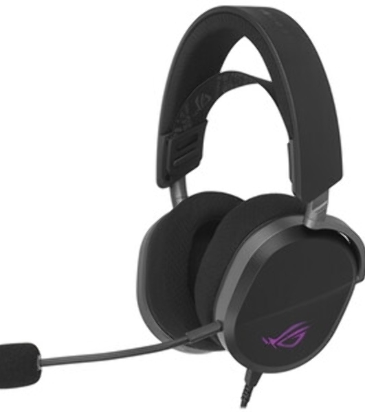 Гарнитура ASUS A501 ROG чёрный, беспроводная, Bluetooth, подсветка