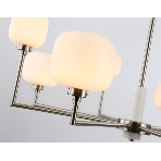 Люстра Ambrella light LH53003/8 SN/FR сатин никель/белый матовый G9*8 max 40W D830*680, фото5