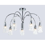 Люстра Ambrella light LH55653/7 СH/CL хром/прозрачный E14*7 max 40W D745*460, фото9