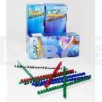 Пружины для переплета пластиковые Office Kit d=22мм 171-190лист A4 белый (50шт) BP2065, фото 1