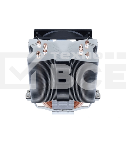 Кулер для процессора AeroCool / Formula Verkho 4 Lite серебристый, 90 мм, алюминий/медь, 2000 об/мин, 27 дБ, 4 pin, 125 Вт, 135 мм