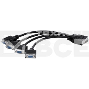 Кабель Matrox CAB-L60-4XAF Quad analog upgrade cable (Кабель для апгрейда 3-х портовой карты в 4-х портовую)