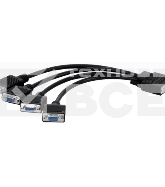 Кабель Matrox CAB-L60-4XAF Quad analog upgrade cable (Кабель для апгрейда 3-х портовой карты в 4-х портовую)