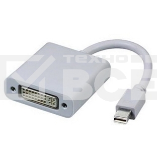 Адаптер Sapphire KPORTADM02, PremiumCord adapter Mini DisplayPort (M) - DVI-D (F)