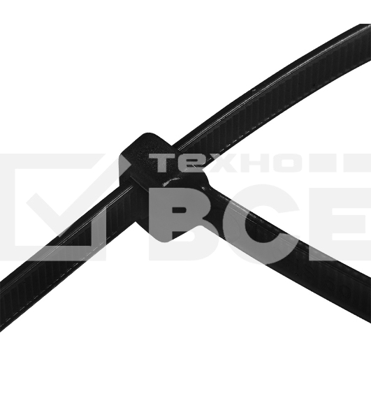 Хомут-стяжка кабельная нейлоновая PROconnect 300 x4,8 мм, черная, упаковка 100 шт.